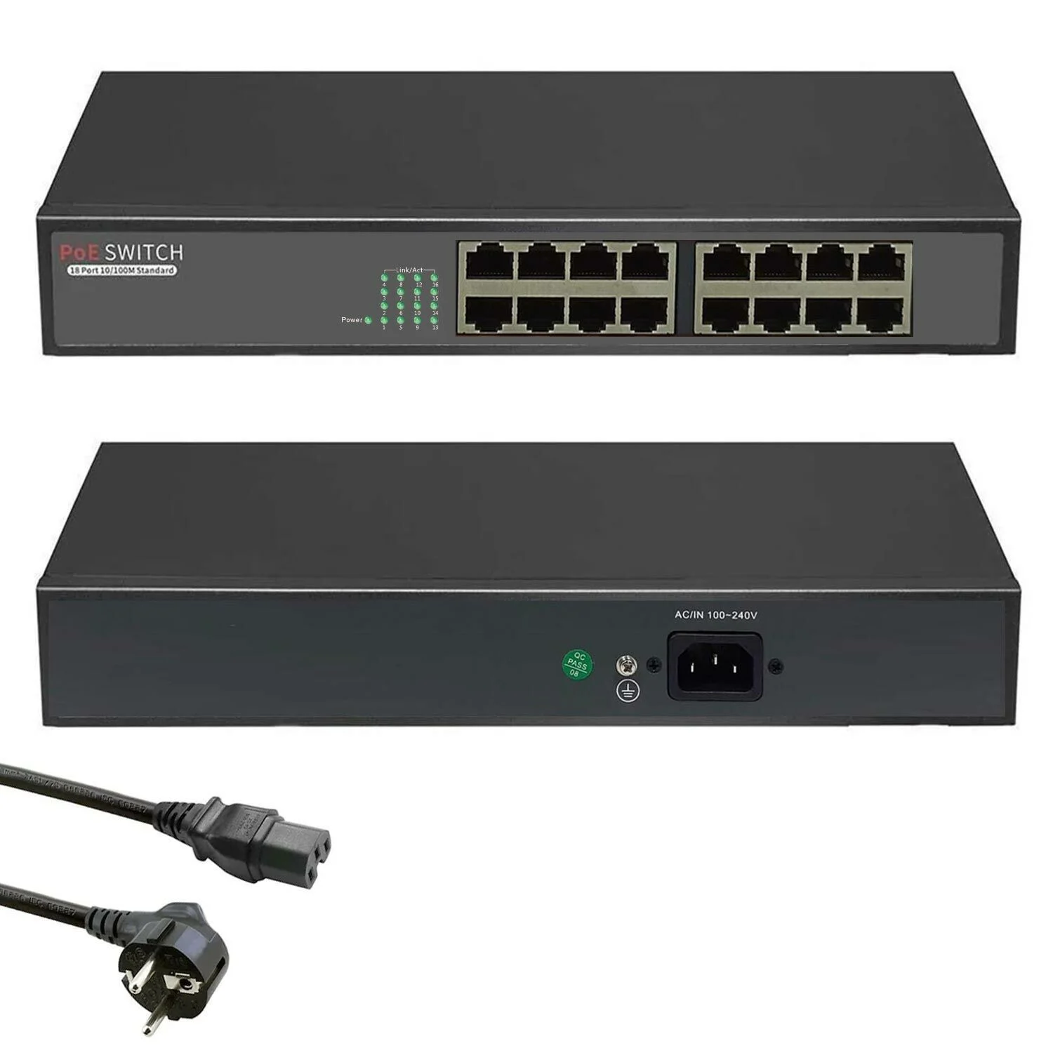 switsh poe 100-1000 smart 16port