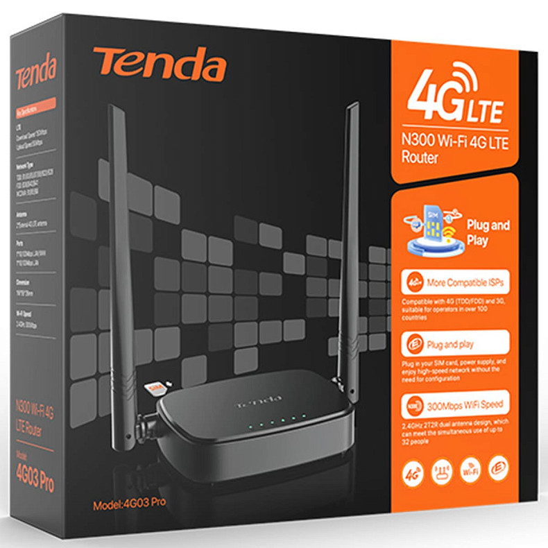 N300 Wi-Fi  4G LTE Router