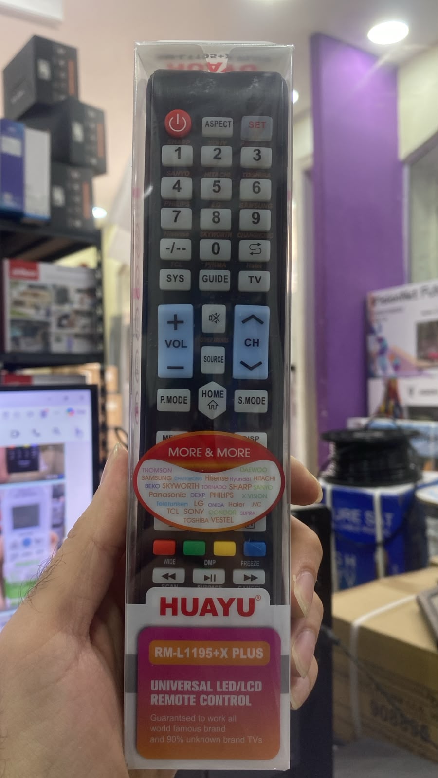 HUAYU UNIVERSAL LED/LCD REMOTE CONTROL