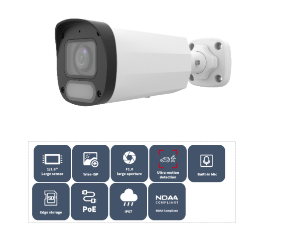 6MP POE Camera Two-way audio waterproof IP